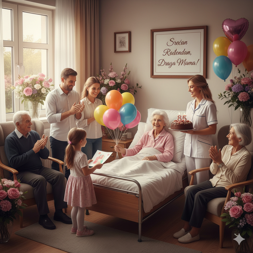 Proslava rođendana u staračkom domu Vila Košuta